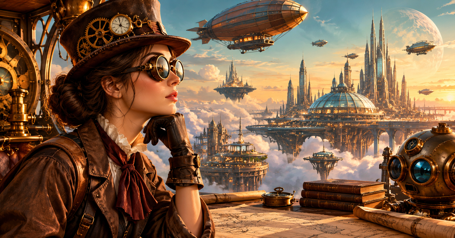 Steampunk & Retro-Futuristic Art Prompts