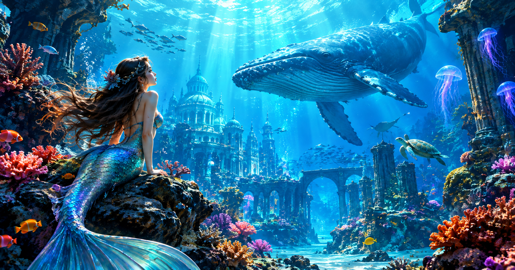 Underwater & Ocean Fantasy Prompts for AI Art